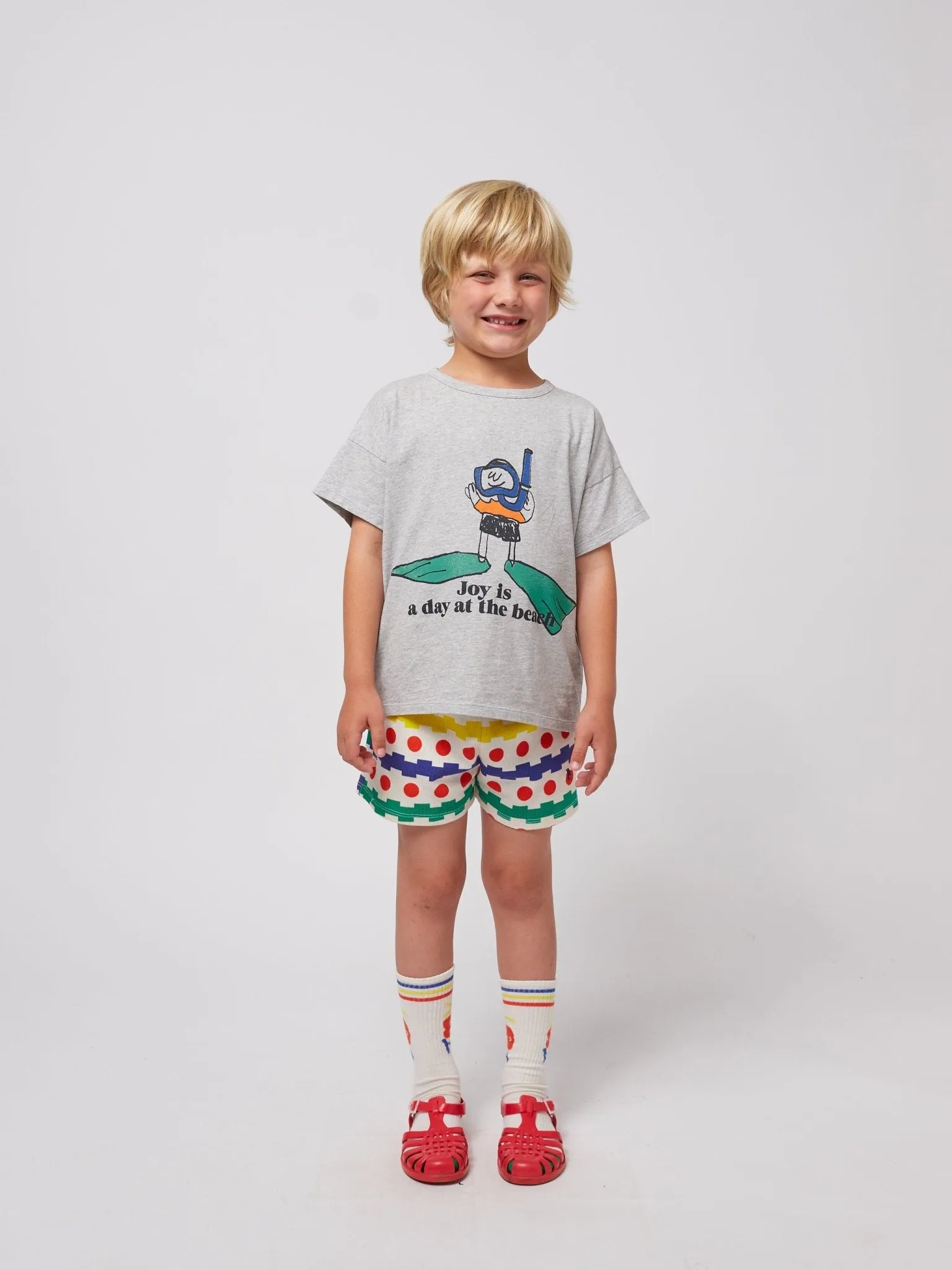 Geometric All Over Waffle Shorts by Bobo Choses