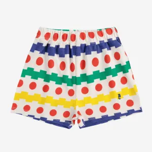 Geometric All Over Waffle Shorts by Bobo Choses