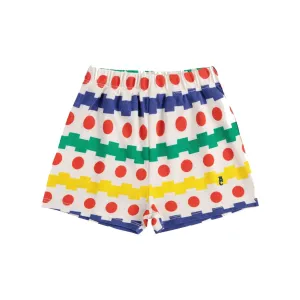 Geometric All Over Waffle Shorts