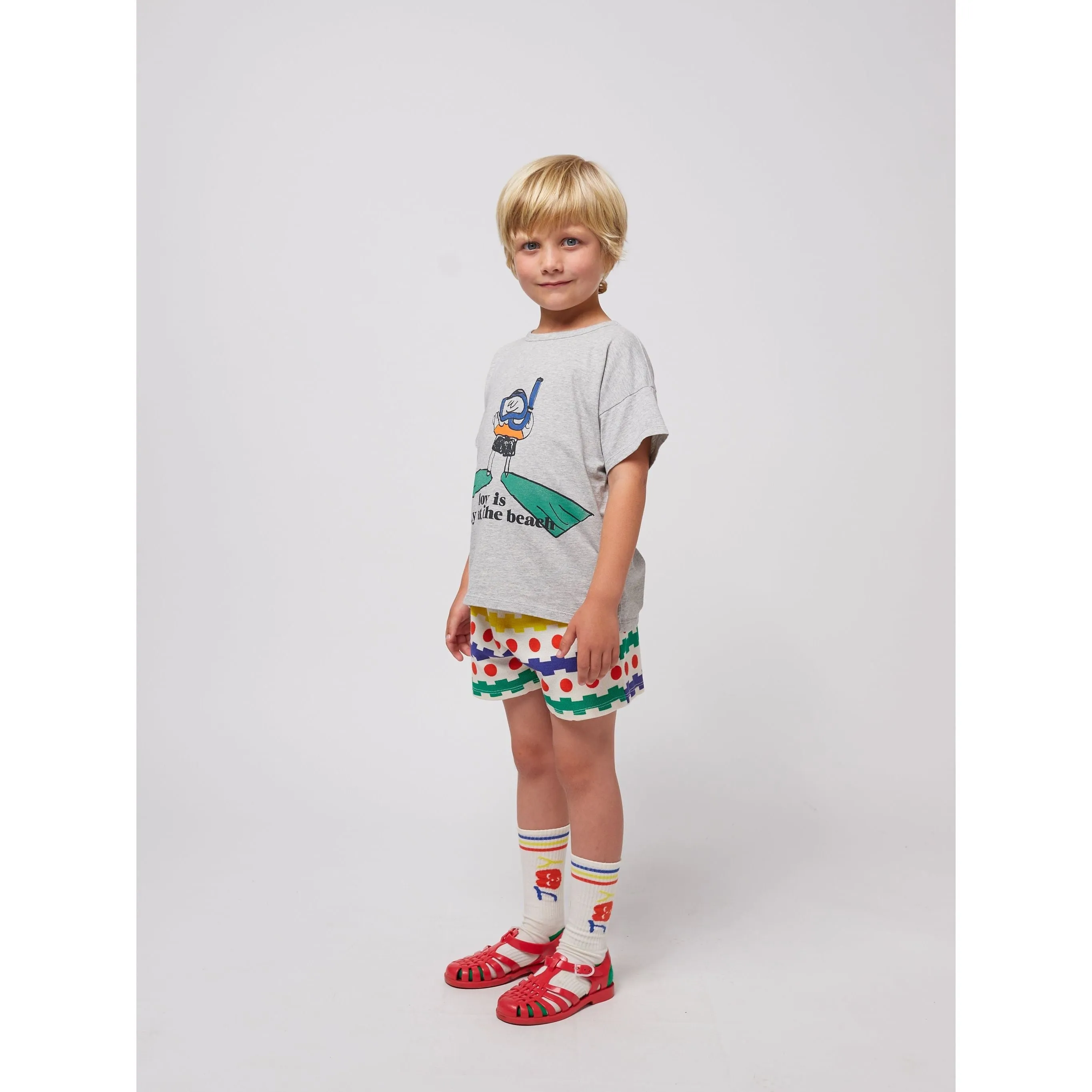 Geometric All Over Waffle Shorts