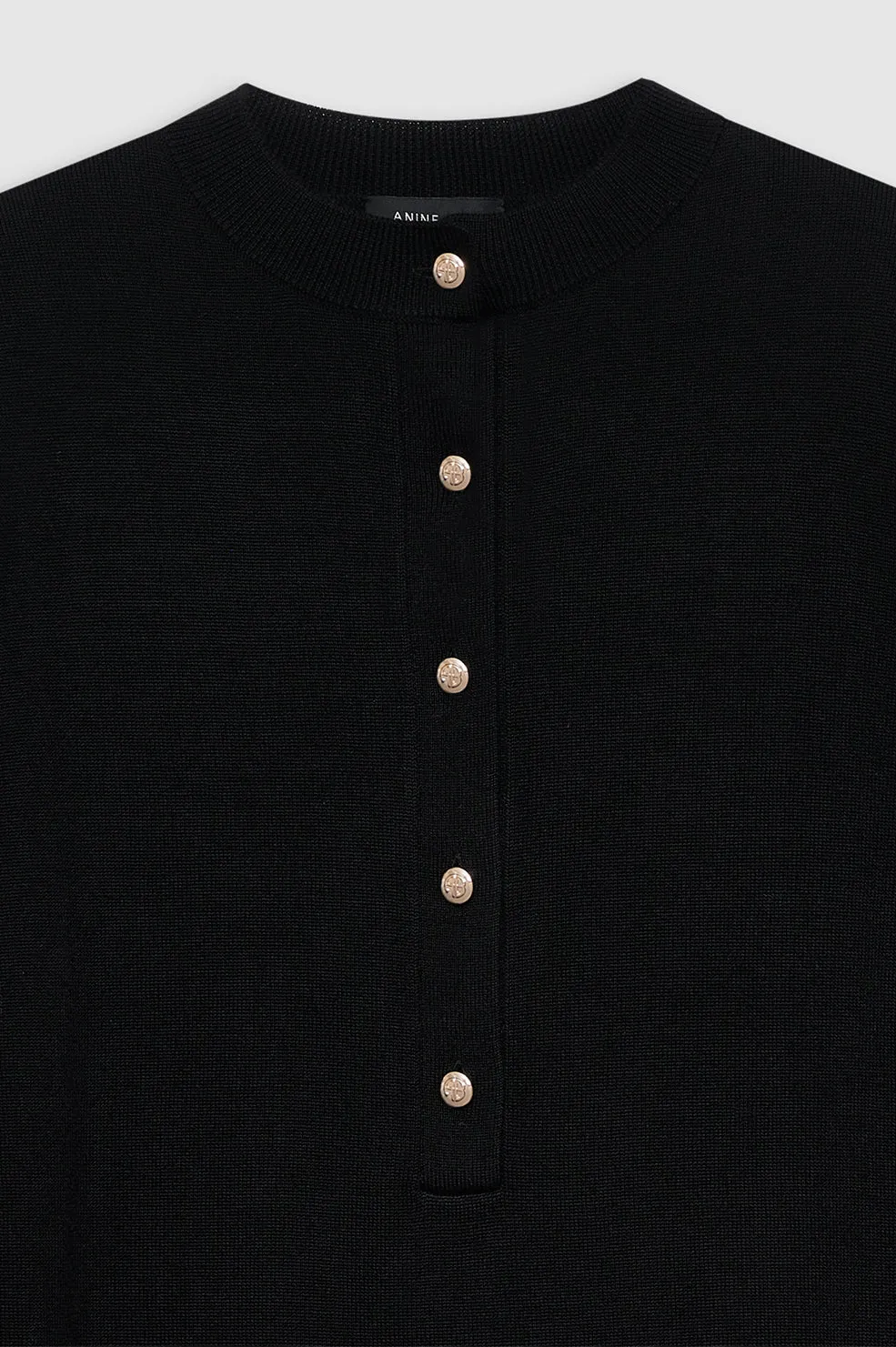 Ghita Dress - Black Cashmere Blend