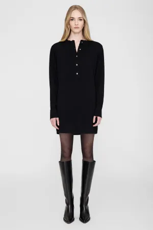 Ghita Dress - Black Cashmere Blend