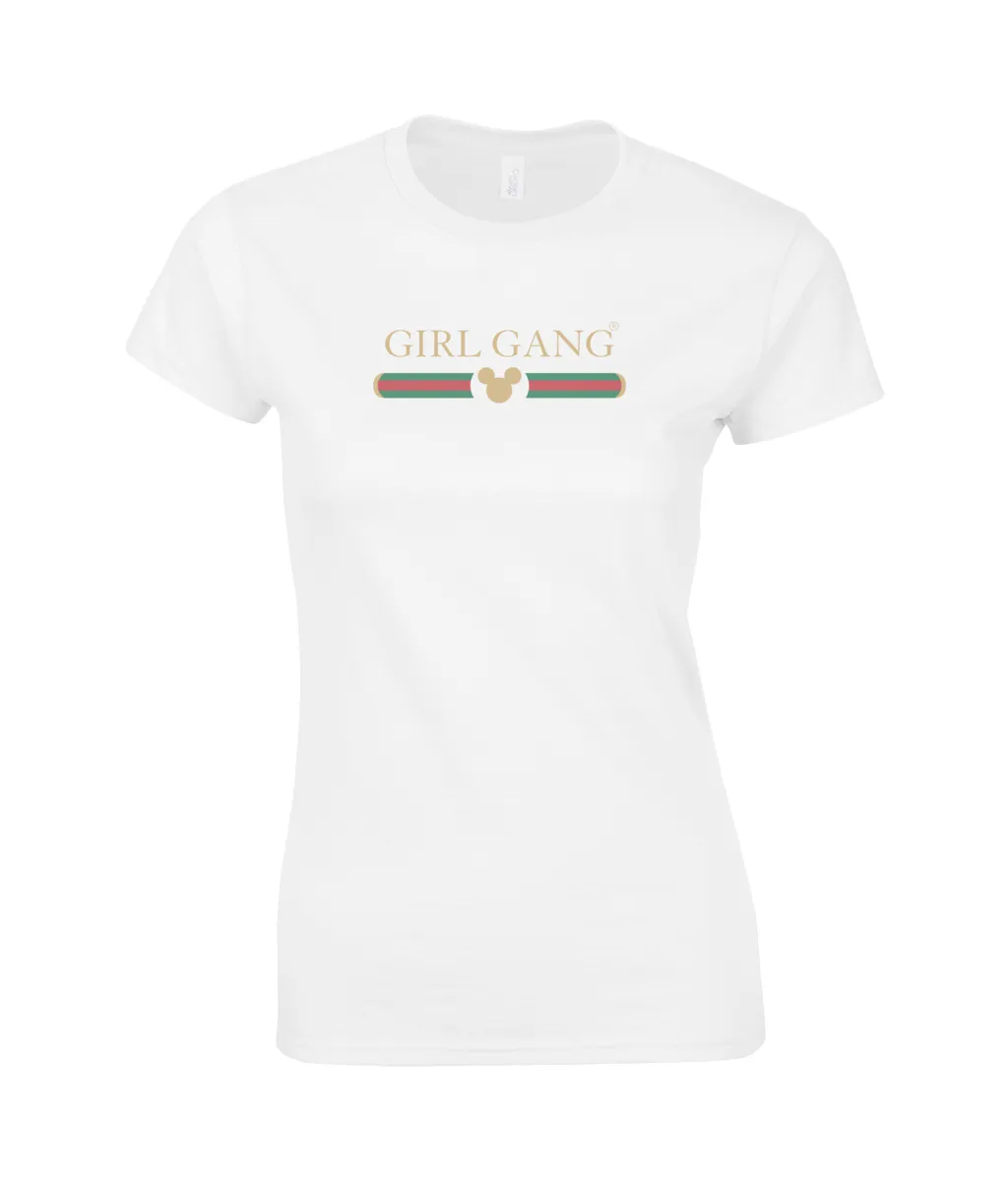 Girl Gang Ladies Fitted T-Shirt