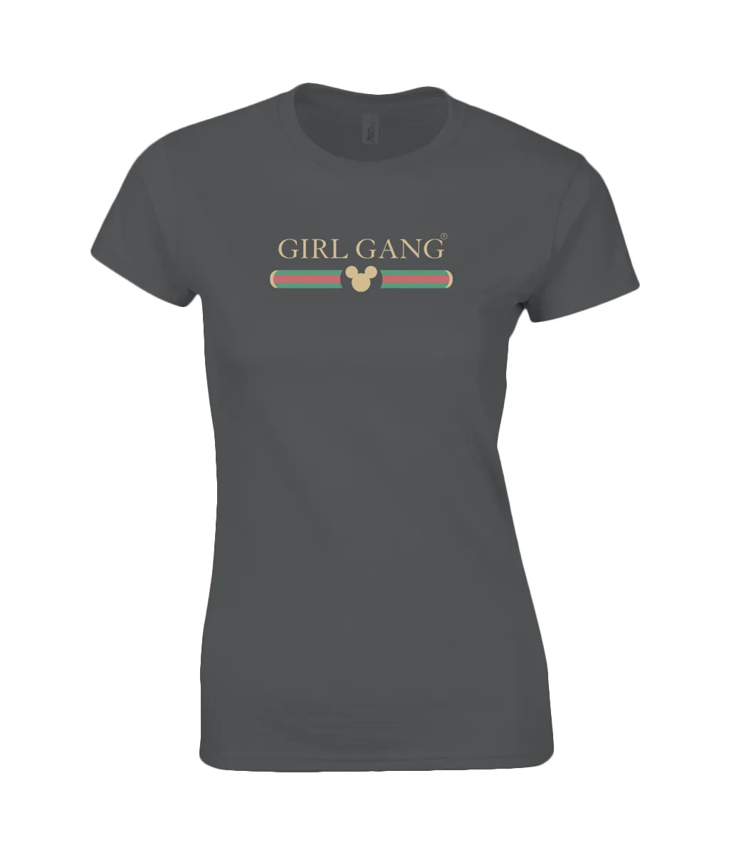 Girl Gang Ladies Fitted T-Shirt