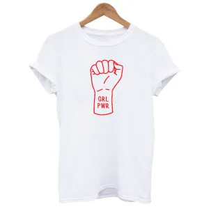 Girl Power Hand Symbol T-shirt