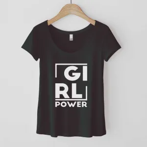 Girl Power - Women’s Flex Scoop Neck Tee