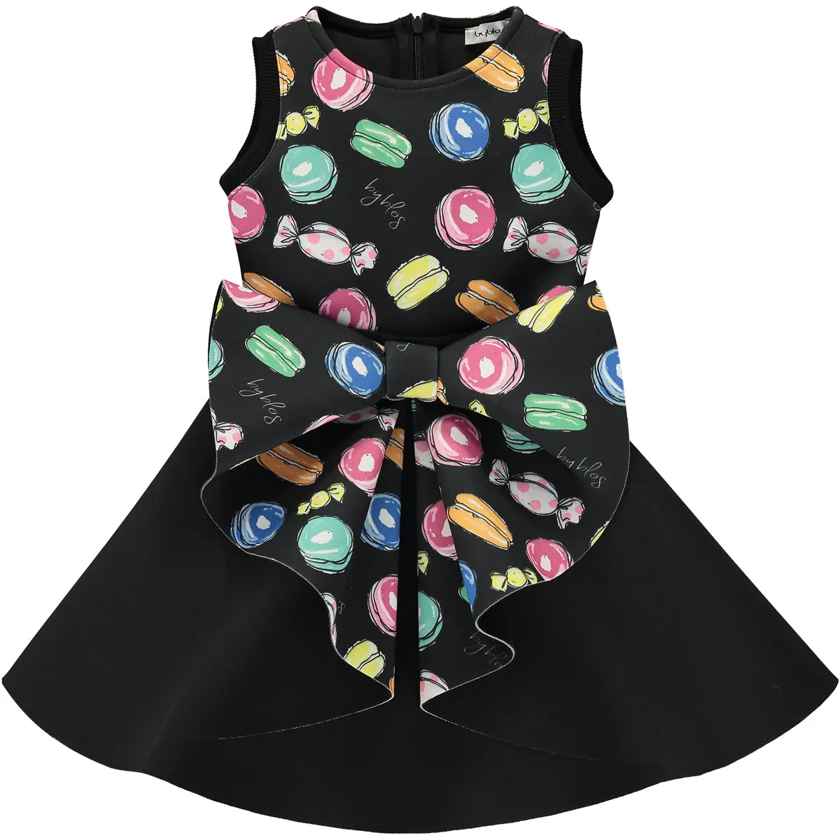 Girls Smart Black Dress