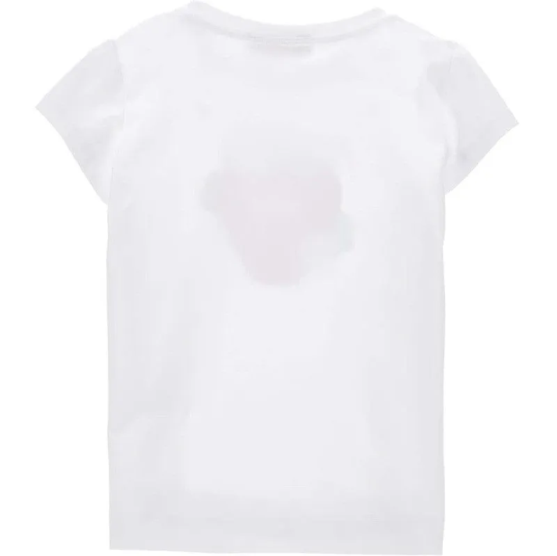 Girls White Strawberry T-Shirt