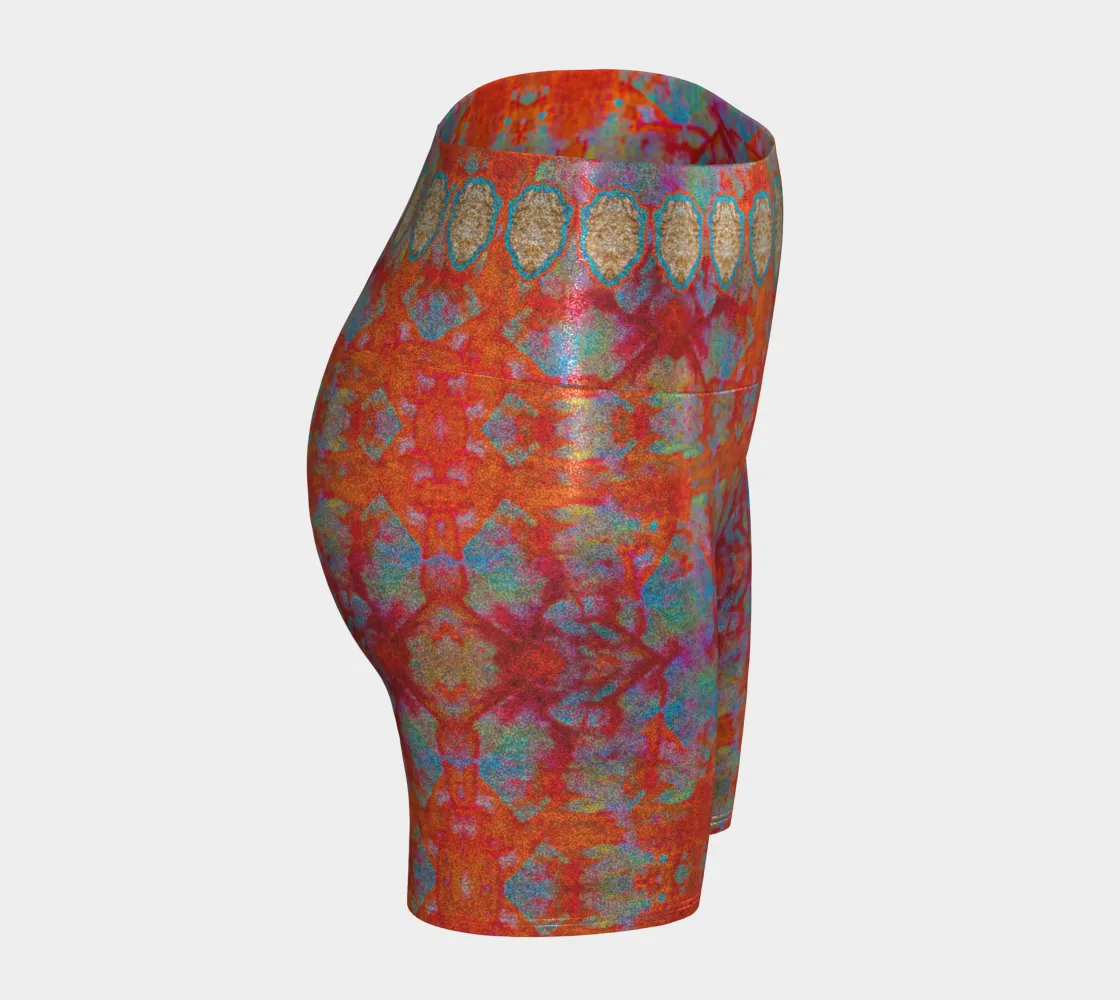 Glitter Yoga Shorts (Muliebris/Virilis)(Chrysalis Cohort) RJSTH@Fabric#12 RJSTHs2024 RJS