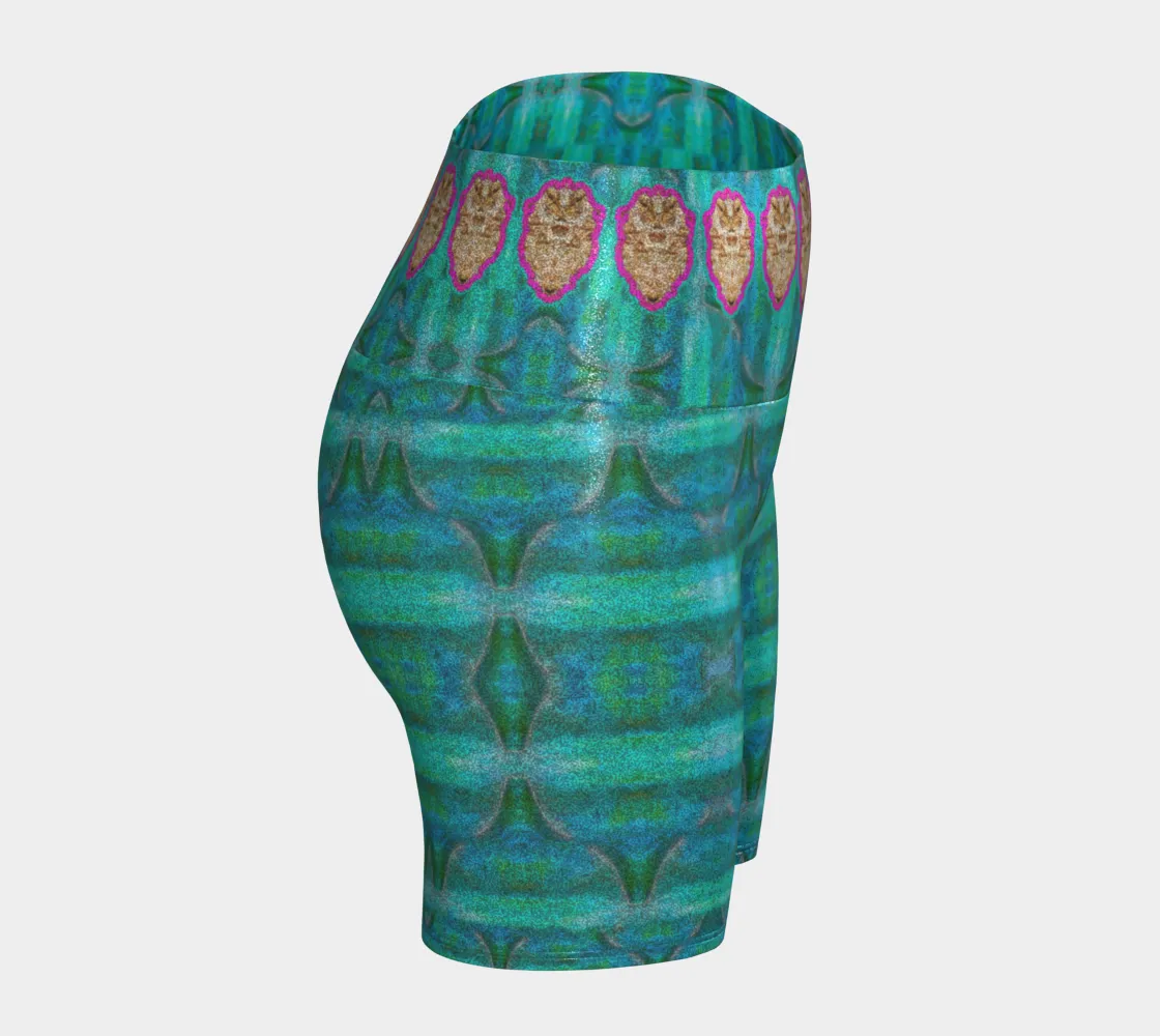 Glitter Yoga Shorts (Muliebris/Virilis)(Chrysalis Cohort) RJSTH@Fabric#8 RJSTHs2024 RJS