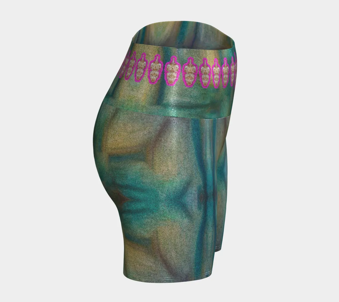 Glitter Yoga Shorts (Muliebris/Virilis)(Chrysalis Cohort) RJSTH@Fabric#9 RJSTHs2024 RJS