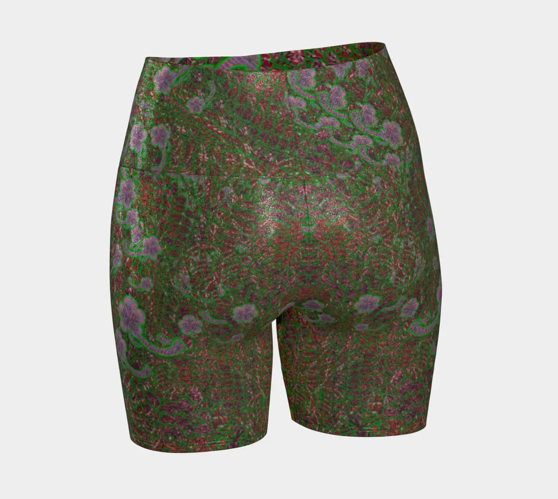 Glitter Yoga Shorts (Muliebris/Virilis)(Fifth WindSong Flower) RJSTH@Fabric#5 RJSTHs2024 RJS