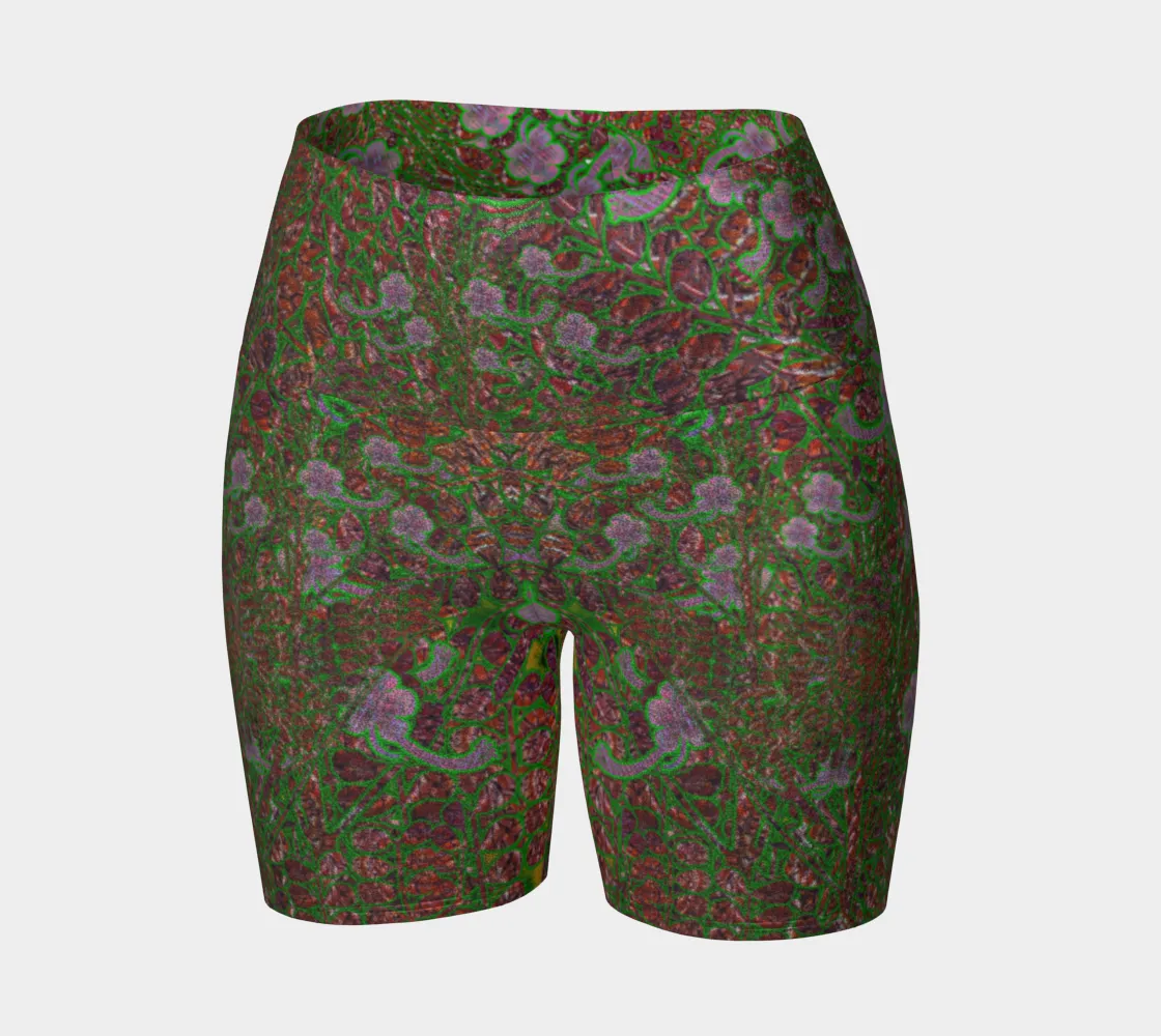 Glitter Yoga Shorts (Muliebris/Virilis)(Fifth WindSong Flower) RJSTH@Fabric#5 RJSTHs2024 RJS