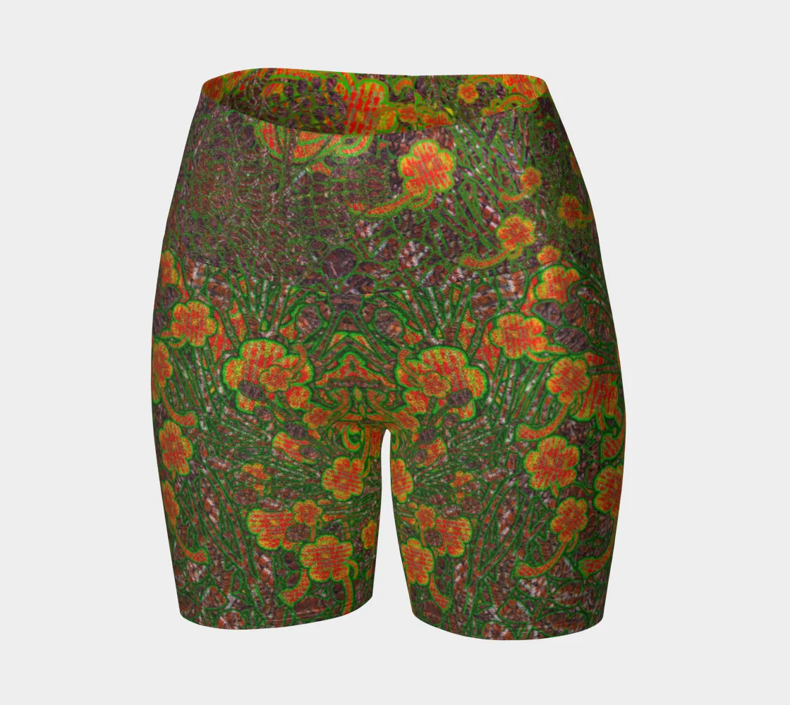 Glitter Yoga Shorts (Muliebris/Virilis)(First WindSong Flower) RJSTH@Fabric#1 RJSTHs2024 RJS