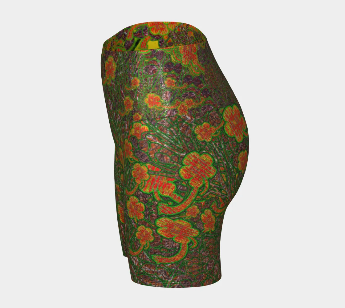 Glitter Yoga Shorts (Muliebris/Virilis)(First WindSong Flower) RJSTH@Fabric#1 RJSTHs2024 RJS