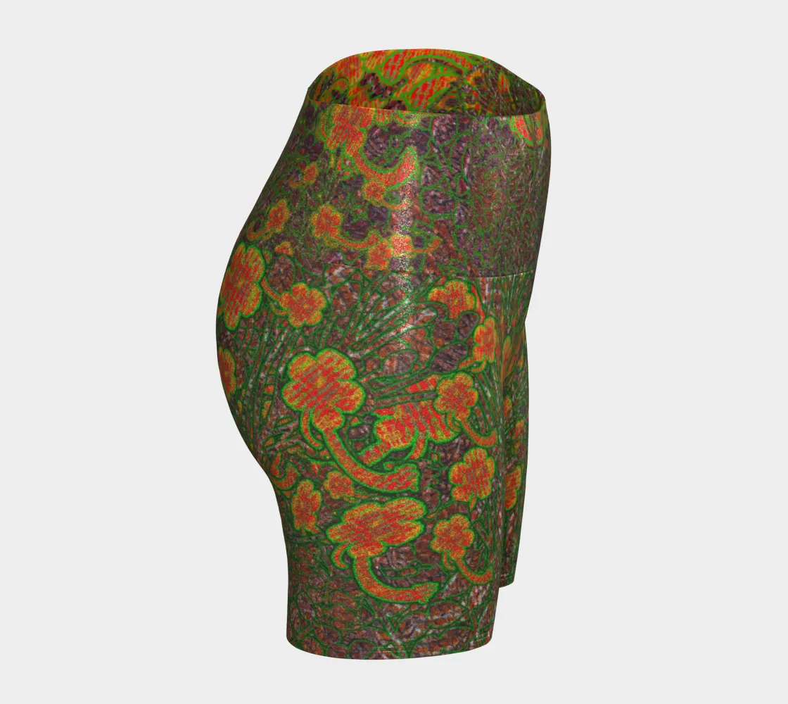 Glitter Yoga Shorts (Muliebris/Virilis)(First WindSong Flower) RJSTH@Fabric#1 RJSTHs2024 RJS