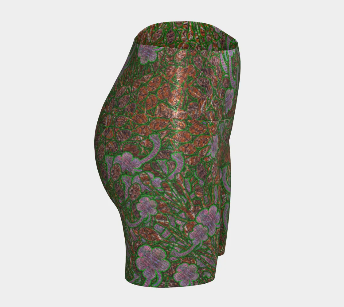 Glitter Yoga Shorts (Muliebris/Virilis)(Fourth WindSong Flower) RJSTH@Fabric#4 RJSTHs2024 RJS