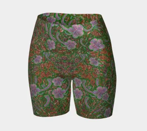 Glitter Yoga Shorts (Muliebris/Virilis)(Fourth WindSong Flower) RJSTH@Fabric#4 RJSTHs2024 RJS
