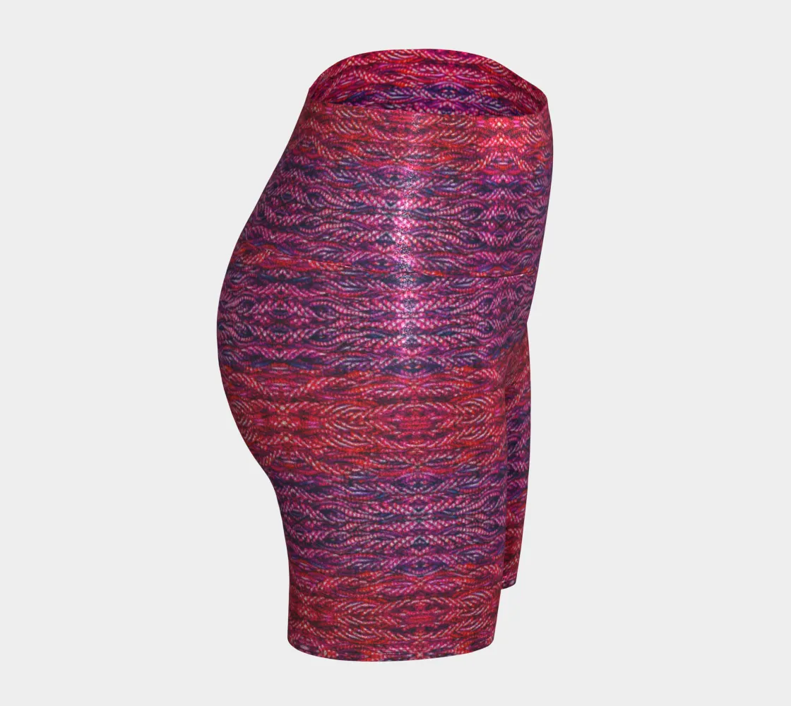 Glitter Yoga Shorts (Muliebris/Virilis)(Grail Hearth Core Purple Logo@Alchemic) RJSTHW2024 RJS