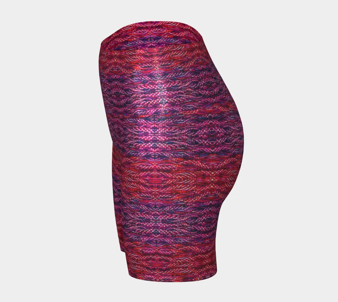 Glitter Yoga Shorts (Muliebris/Virilis)(Grail Hearth Core Purple Logo@Alchemic) RJSTHW2024 RJS