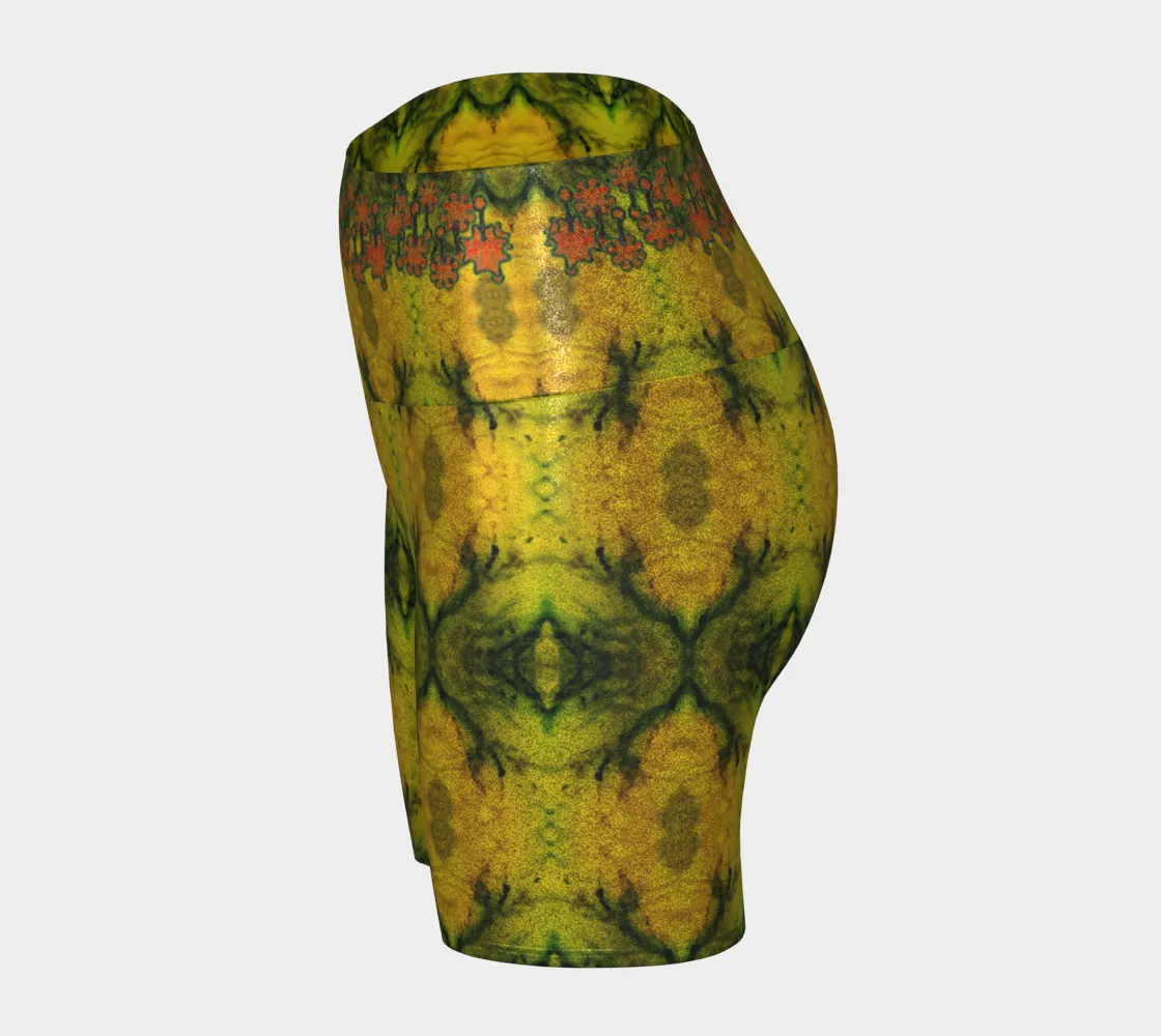 Glitter Yoga Shorts (Muliebris/Virilis)(Grail Night Flower) RJSTH@Fabric#1 RJSTHW2024 RJS