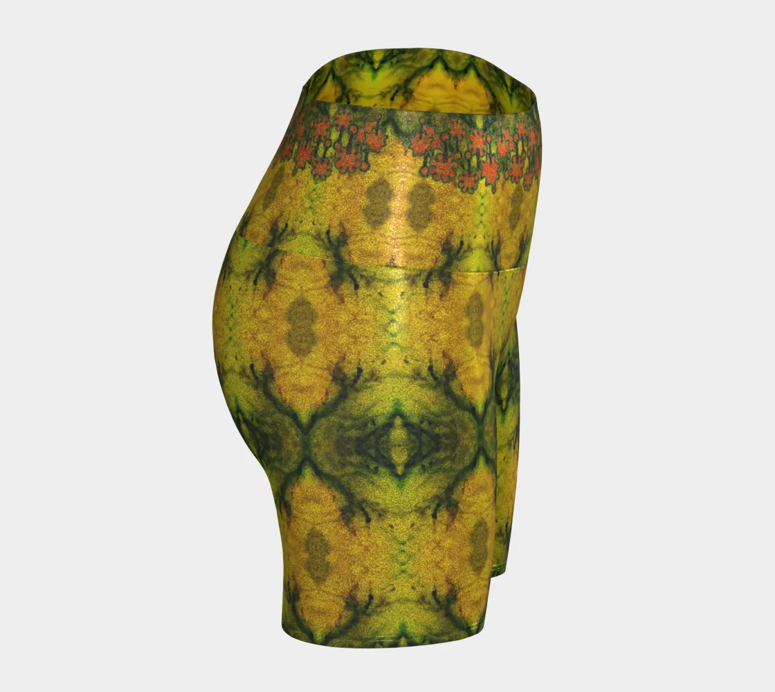 Glitter Yoga Shorts (Muliebris/Virilis)(Grail Night Flower) RJSTH@Fabric#1 RJSTHW2024 RJS