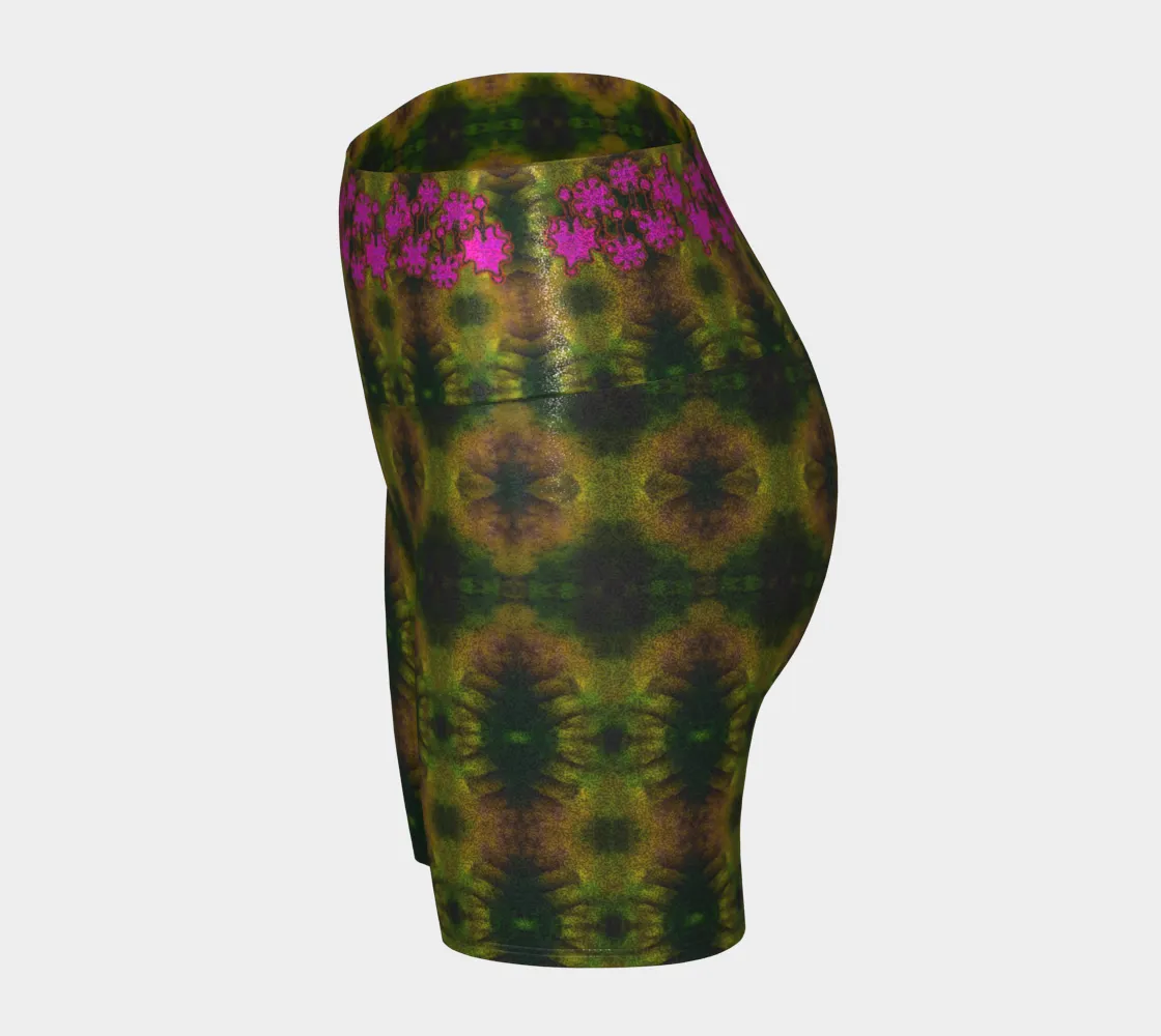 Glitter Yoga Shorts (Muliebris/Virilis)(Grail Night Flower) RJSTH@Fabric#7 RJSTHW2024 RJS