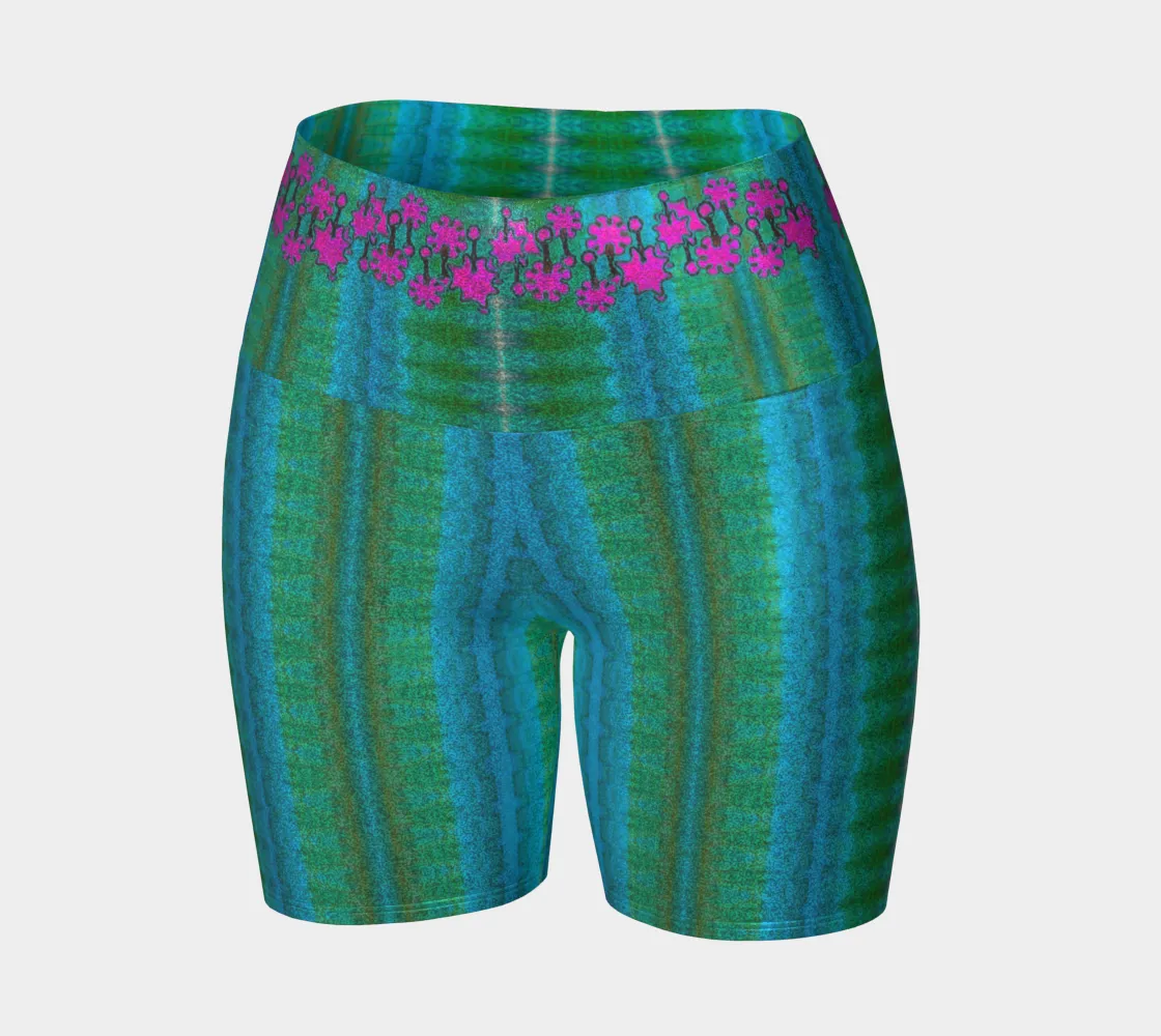 Glitter Yoga Shorts (Muliebris/Virilis)(Grail Night Flower) RJSTH@Fabric#8 RJSTHW2024 RJS
