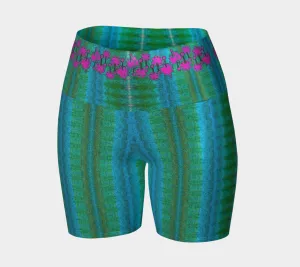 Glitter Yoga Shorts (Muliebris/Virilis)(Grail Night Flower) RJSTH@Fabric#8 RJSTHW2024 RJS