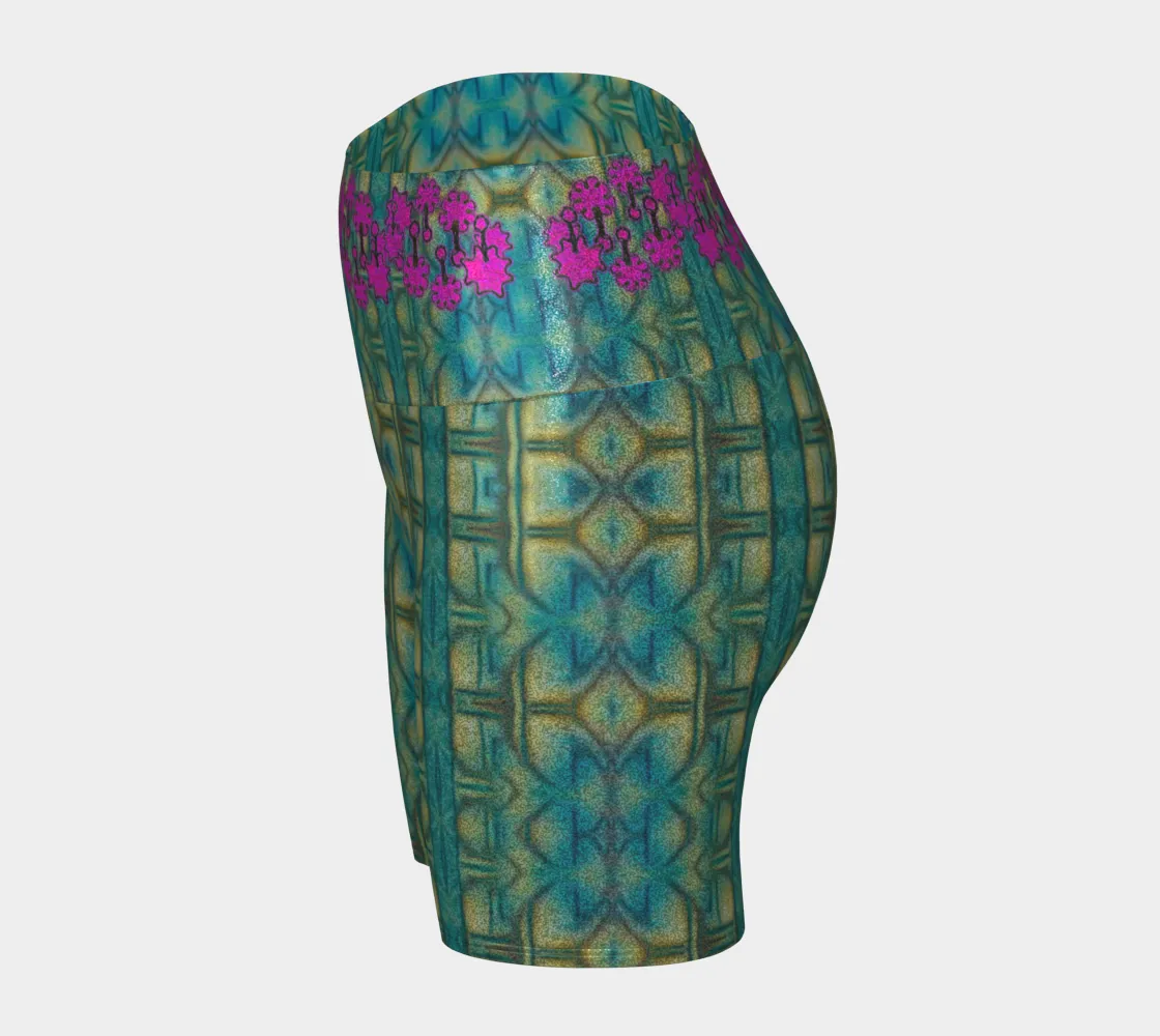 Glitter Yoga Shorts (Muliebris/Virilis)(Grail Night Flower) RJSTH@Fabric#9 RJSTHW2024 RJS