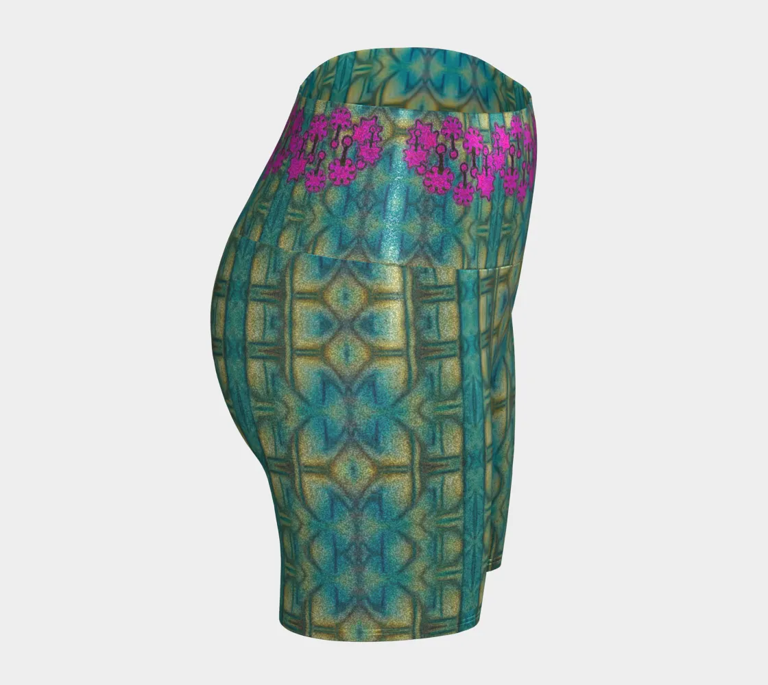 Glitter Yoga Shorts (Muliebris/Virilis)(Grail Night Flower) RJSTH@Fabric#9 RJSTHW2024 RJS
