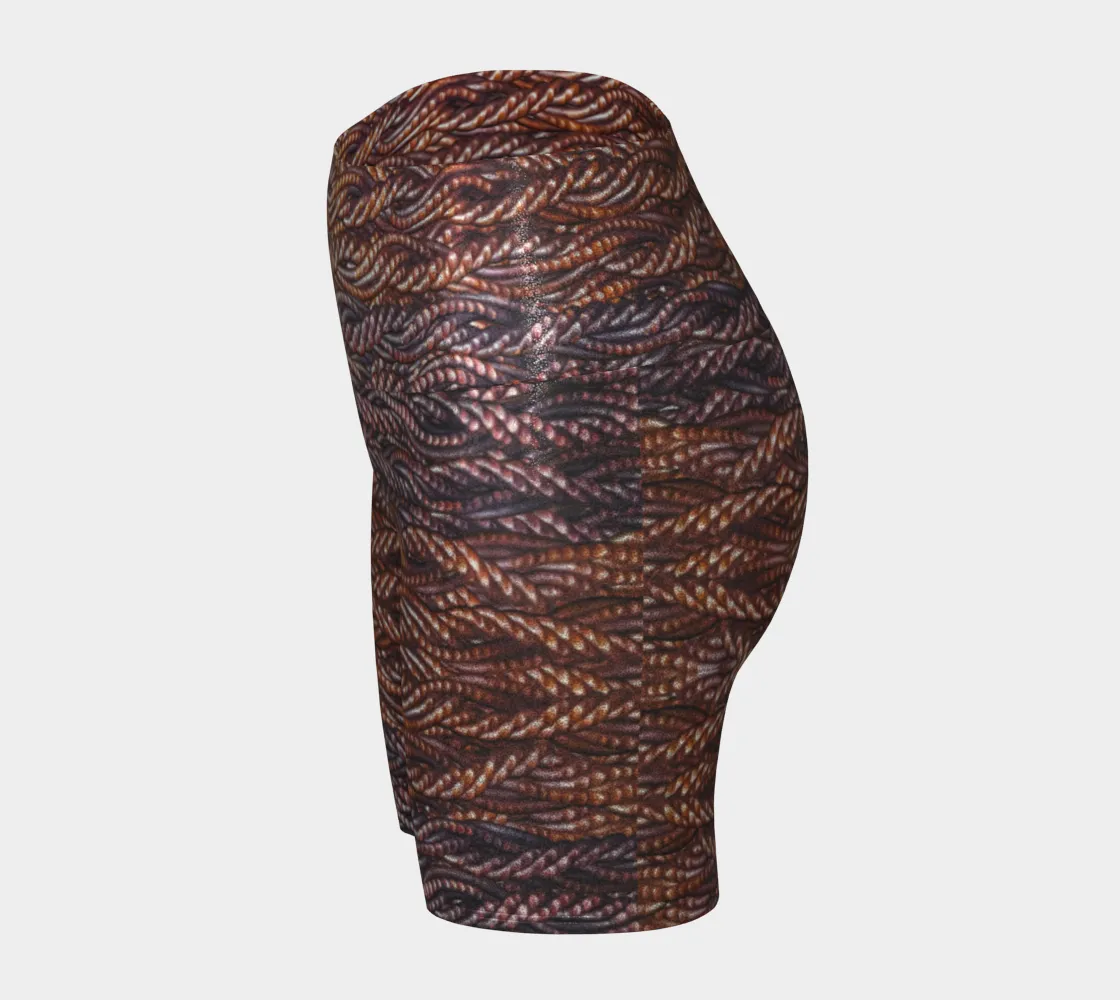 Glitter Yoga Shorts (Muliebris/Virilis)(Muliebris/Virilis)(Grail Hearth Core Copper Fabric) RJSTHs2024 RJS
