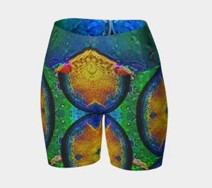 Glitter Yoga Shorts (Muliebris/Virilis)(Opal Skies Cantus Primus) RJSTHs2024 RJS