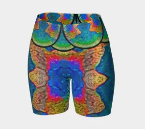 Glitter Yoga Shorts (Muliebris/Virilis)(Opal Skies Cantus Primus) RJSTHs2024 RJS