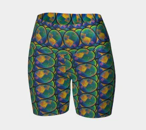 Glitter Yoga Shorts (Muliebris/Virilis)(Opal Skies Cantus Primus) RJSTHs2024 RJS