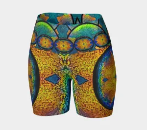 Glitter Yoga Shorts (Muliebris/Virilis)(Opal Skies Cantus Primus) RJSTHs2024 RJS