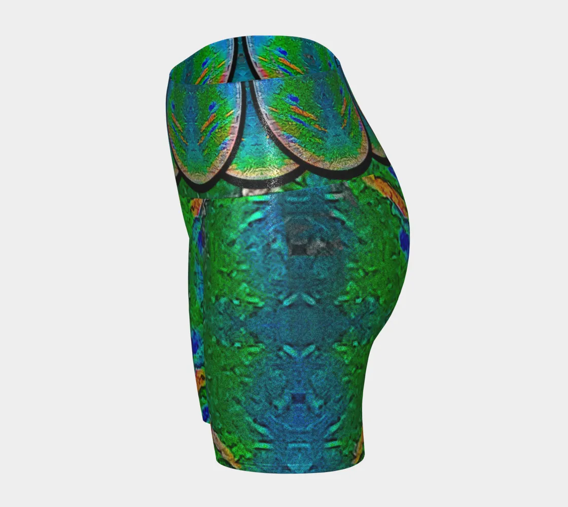 Glitter Yoga Shorts (Muliebris/Virilis)(Opal Skies Cantus Primus) RJSTHs2024 RJS