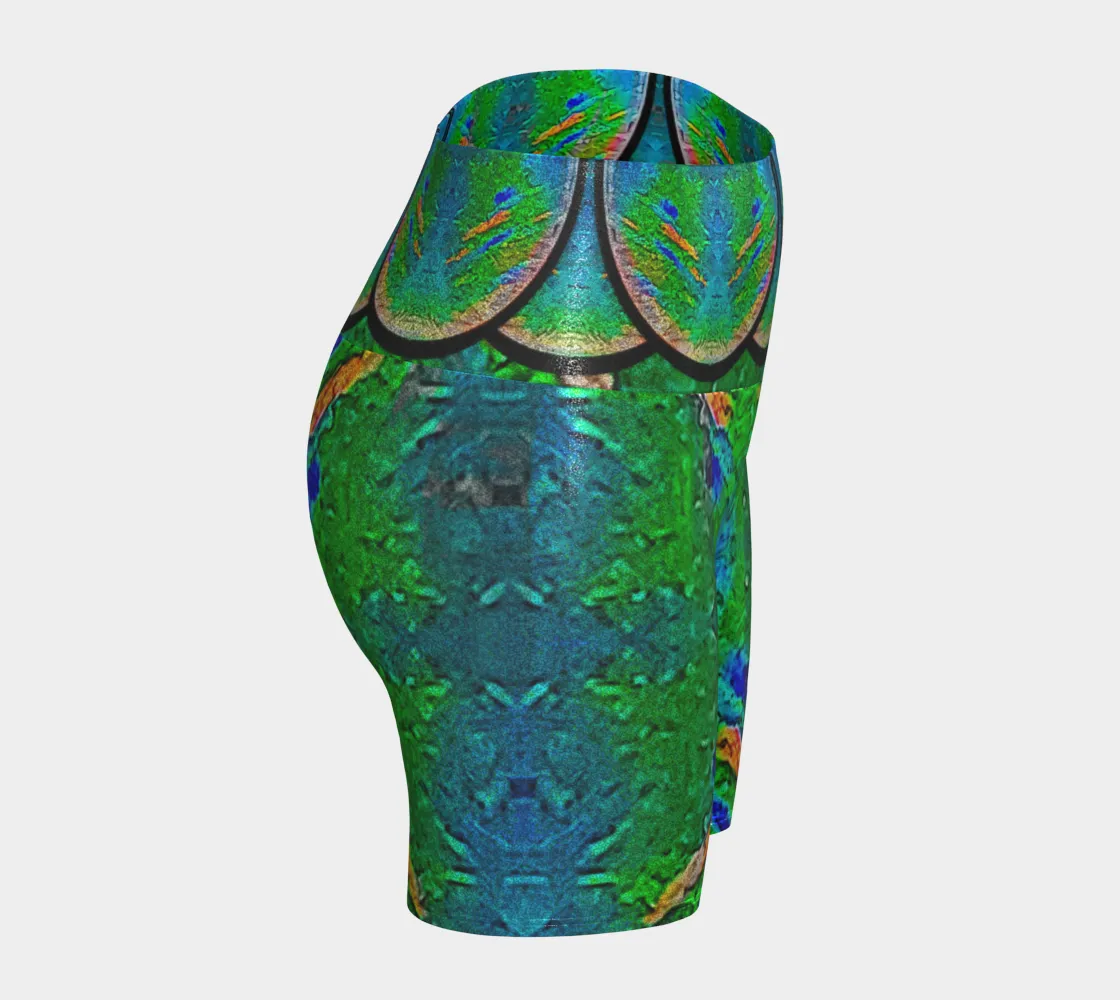 Glitter Yoga Shorts (Muliebris/Virilis)(Opal Skies Cantus Primus) RJSTHs2024 RJS