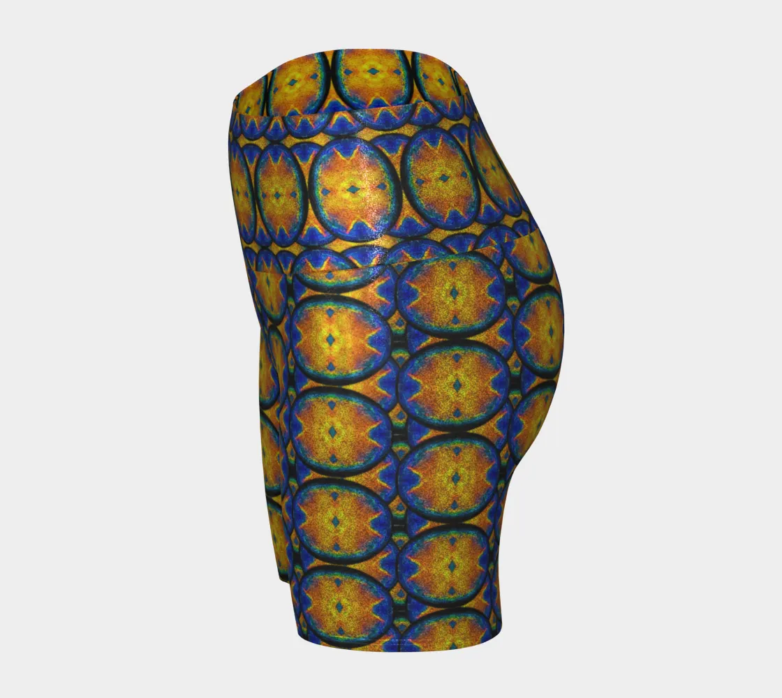 Glitter Yoga Shorts (Muliebris/Virilis)(Opal Skies Cantus Primus) RJSTHs2024 RJS