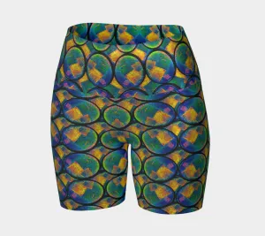 Glitter Yoga Shorts (Muliebris/Virilis)(Opal Skies Cantus Primus) RJSTHs2024 RJS
