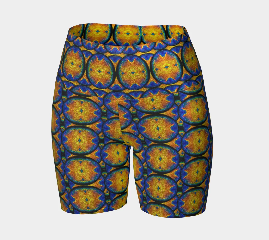 Glitter Yoga Shorts (Muliebris/Virilis)(Opal Skies Cantus Primus) RJSTHs2024 RJS