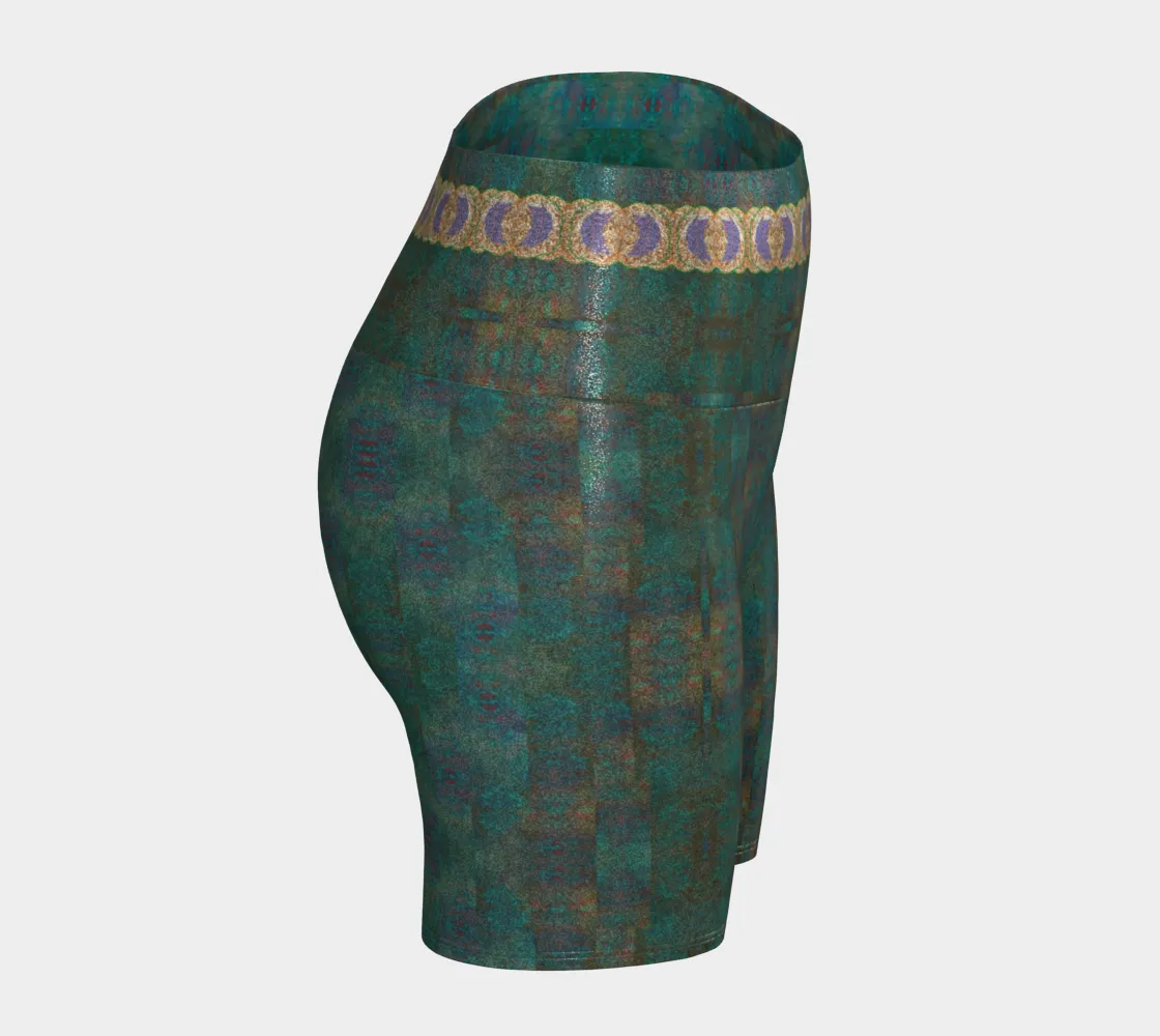 Glitter Yoga Shorts (Muliebris/Virilis)(Ouroboros Smith Butterfly) RJSTH@Fabric#4 RJSTHs2024 RJS