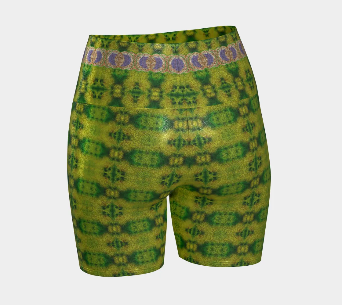 Glitter Yoga Shorts (Muliebris/Virilis)(Ouroboros Smith Butterfly) RJSTH@Fabric#5 RJSTHs2024 RJS