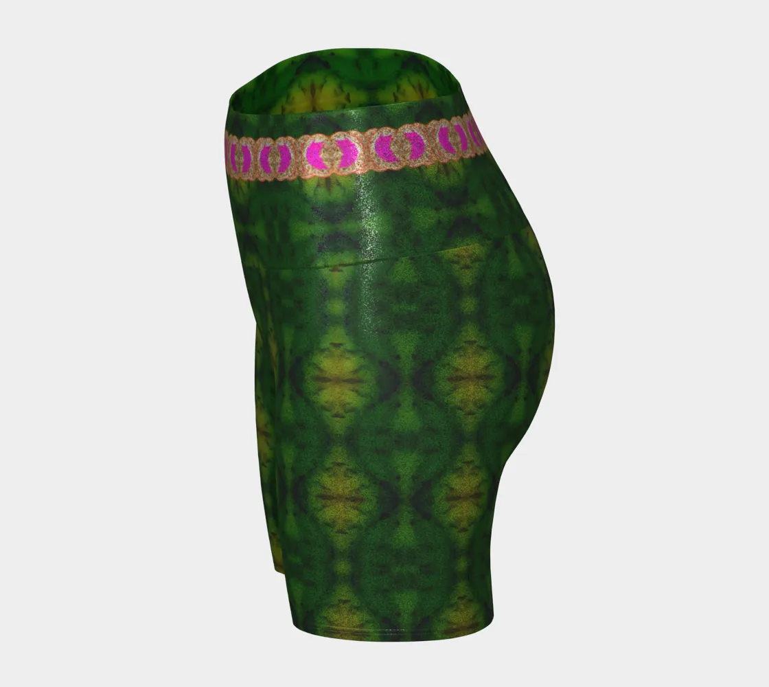 Glitter Yoga Shorts (Muliebris/Virilis)(Ouroboros Smith Butterfly) RJSTH@Fabric#7 RJSTHs2024 RJS