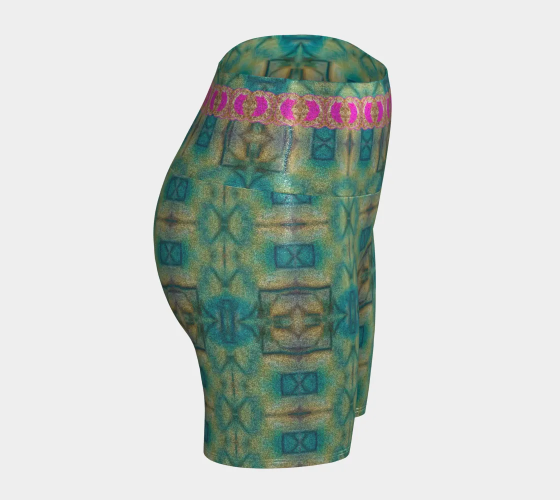 Glitter Yoga Shorts (Muliebris/Virilis)(Ouroboros Smith Butterfly) RJSTH@Fabric#9 RJSTHs2024 RJS