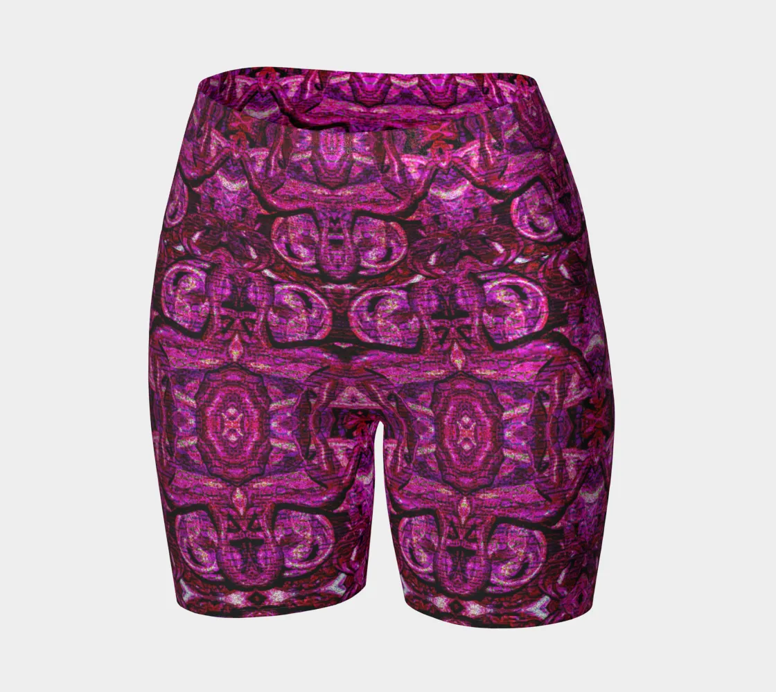 Glitter Yoga Shorts (Muliebris/Virilis)(Pure Candy GNHV8.2.1 Pink Logo@Alchemic) RJSTHs2024 RJS