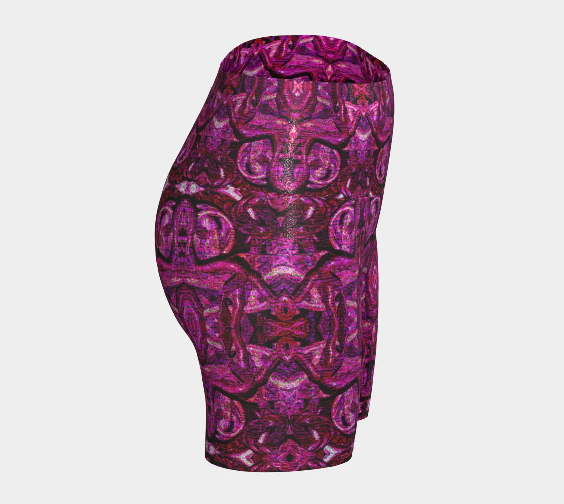 Glitter Yoga Shorts (Muliebris/Virilis)(Pure Candy GNHV8.2.1 Pink Logo@Alchemic) RJSTHs2024 RJS