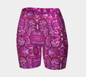 Glitter Yoga Shorts (Muliebris/Virilis)(Pure Candy GNHV8.2.1 Pink Logo@Alchemic) RJSTHs2024 RJS