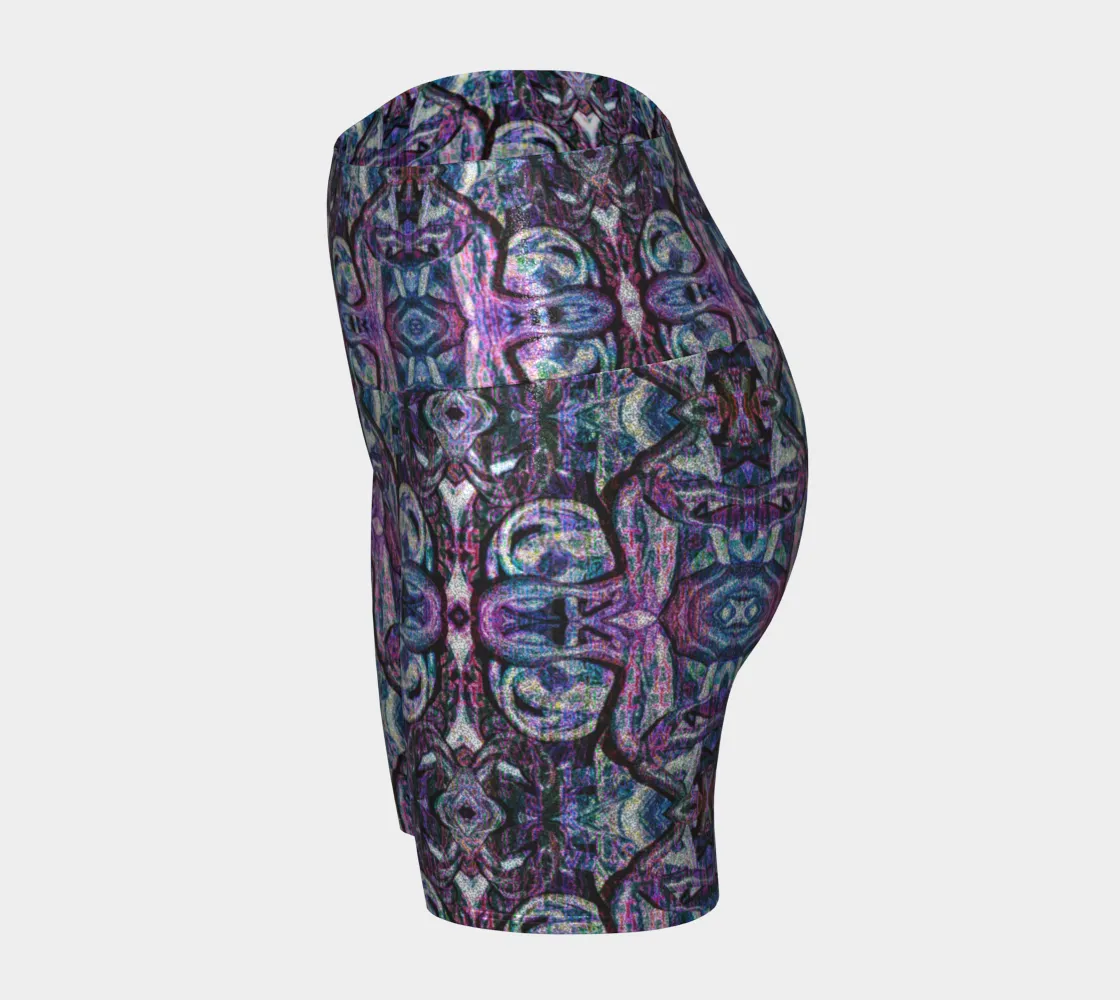 Glitter Yoga Shorts (Muliebris/Virilis)(Pure Candy GNHV8.2.1 Purple Logo@Alchemic) RJSTHs2024 RJS