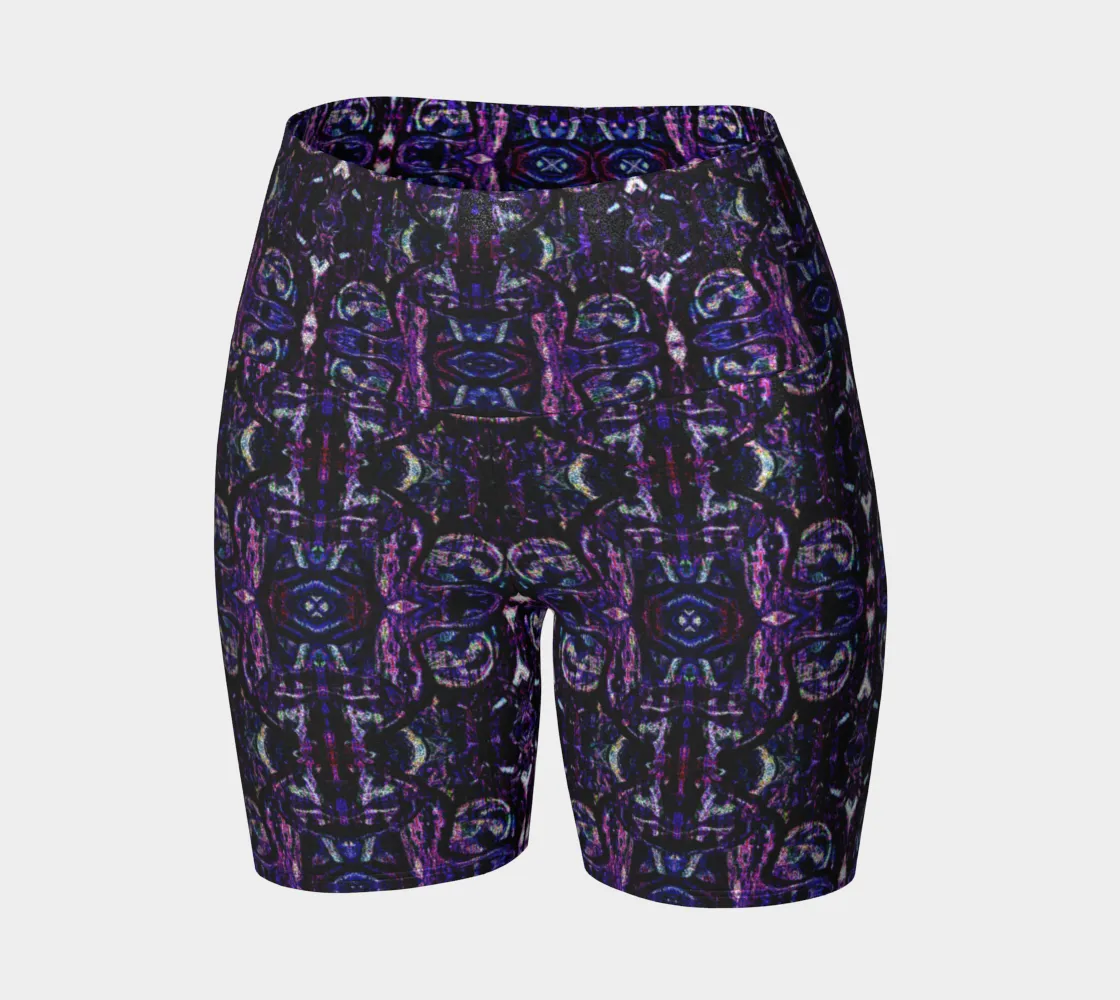 Glitter Yoga Shorts (Muliebris/Virilis)(Pure Candy GNHV8.2.1 Purple Logo@Alchemic) RJSTHs2024 RJS